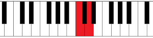 whole tone interval