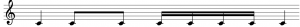 quarter eighth sixteenth note
